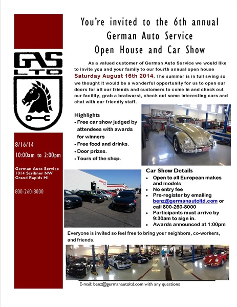 Open House and Car Show 2014!